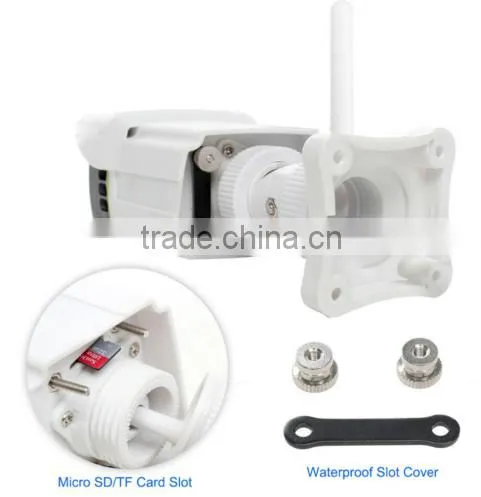 Motion Detection Waterproof Wireless P2P IP Cameras Outdoor Wifi Audio Alarm Option ip Camera photo-3
