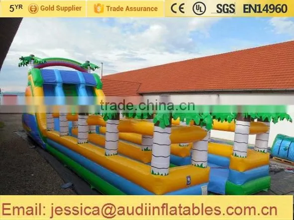 Inflatable Tropical Slide With Palm Trees for Sale photo-6