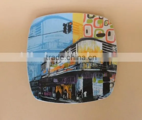 12 Inch Large Dinner Plates Restaurant Square Custom Decorative Dinner Plates Custom Made Plate