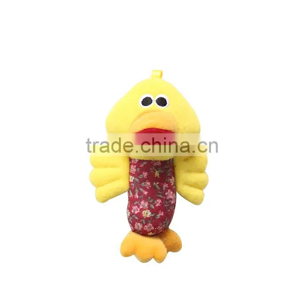 Baby Plush Confort Toy Kaifulan New Style Bell Inside Yellow Chicken