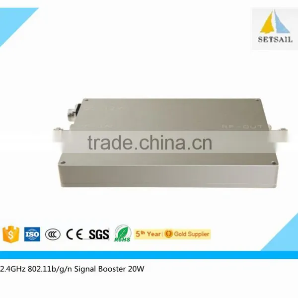 2.4G 802.11b/g/n 20W WIFI Signal Booster With 1000mW 2.4GHz Wifi Signal Booster 20W for 5km Outdoor Wifi
