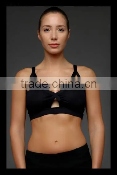 Kiteng Keyhole High Quality Sports Bra With Wicking Fabric and Padding Office In United States (USA) Small Minimum photo-3