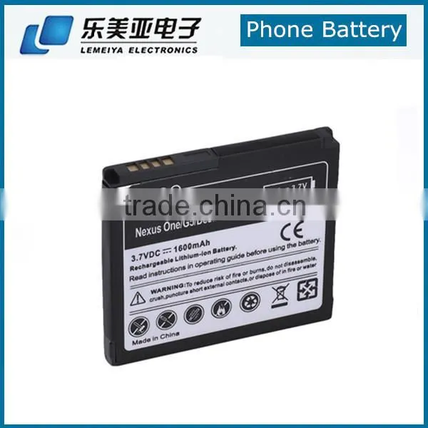 1600mah Mobile Phone Battery For Google G5 Nexus One N1 photo-3