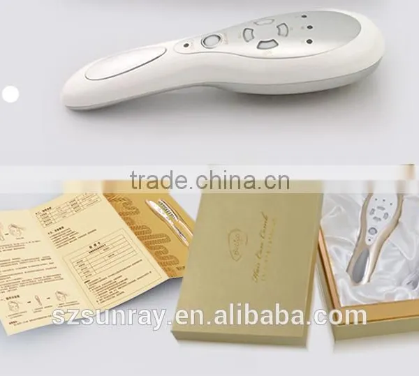 Plastic Hair Combs Wholesale Vibrating Hair Straightening Oil 12ml Tank Hair Growth Comb photo-4