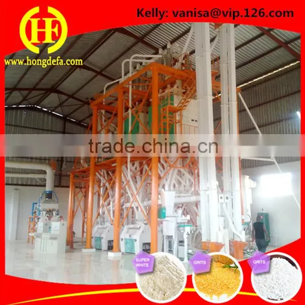 100T/24H Maize Grinding Mill Machine/100T Maize Milling Machine/100 Ton per Day Corn Flour Making Machine photo-4