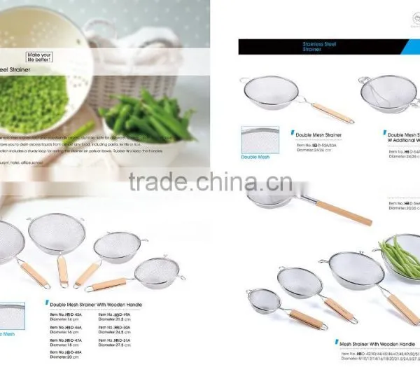 Stainless Steel Mesh Strainer Set photo-3