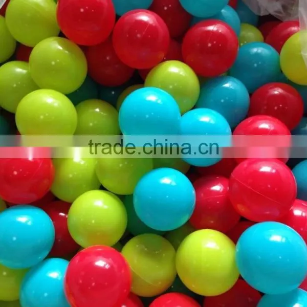 Blue and White 60mm Plastic Pit Balls photo-5