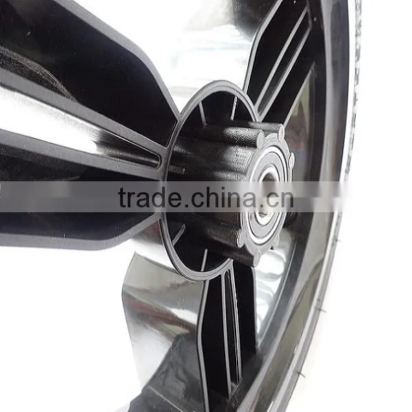 280x65mm Plastic Bicycle Wheel , Wide Plastic Wheel