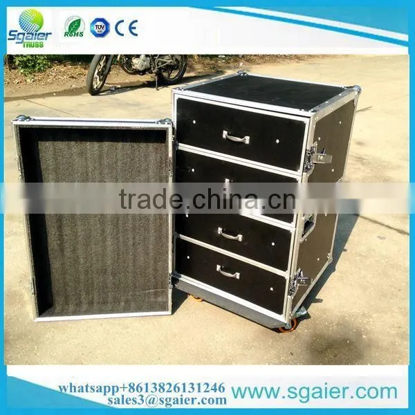 Aluminum Flight Case Caster Wheels 4 Drawers & Front Cover photo-6