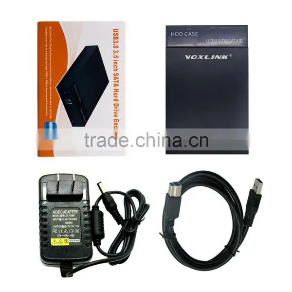 VOXLINK USB3.0 3.5 Inch SATA Hard Drive Enclosure HDD Docking Station,EU photo-6