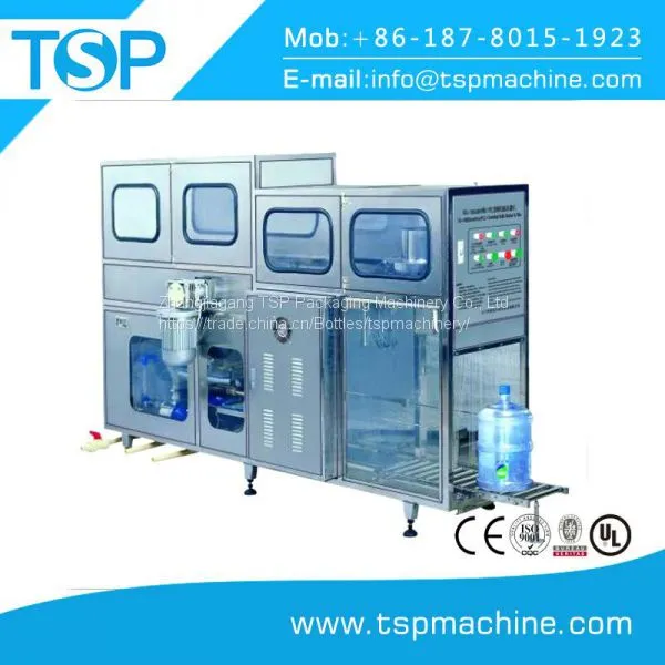 Automatic 5Gallon or 20L Barrel Water Washing Filling Capping Machine