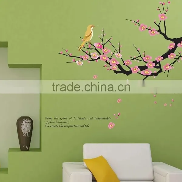 Fashion self adhesive vinyl wall sticker