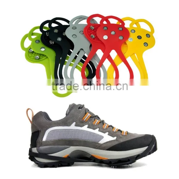 5 Spikes Silicone Anti Slip Shoes,anti Slip Protection Shoes for Snow Wheather photo-5