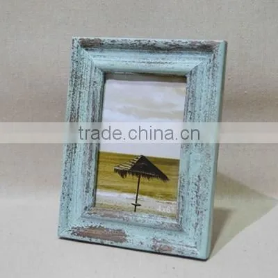 Hot Sell Colorful Antique Style 5*7'' Wooden Picture Frame for Home Decoration photo-2