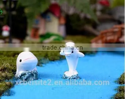 Cy308 Kawaii White Dolphin Decor photo-3