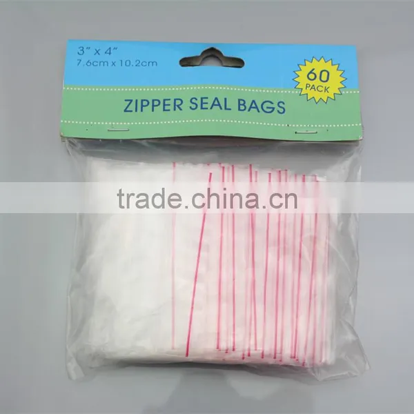 60 Packs Zipper Seal Bags pe Plastic Bag pe Mesh Bag and pe Bag photo-2