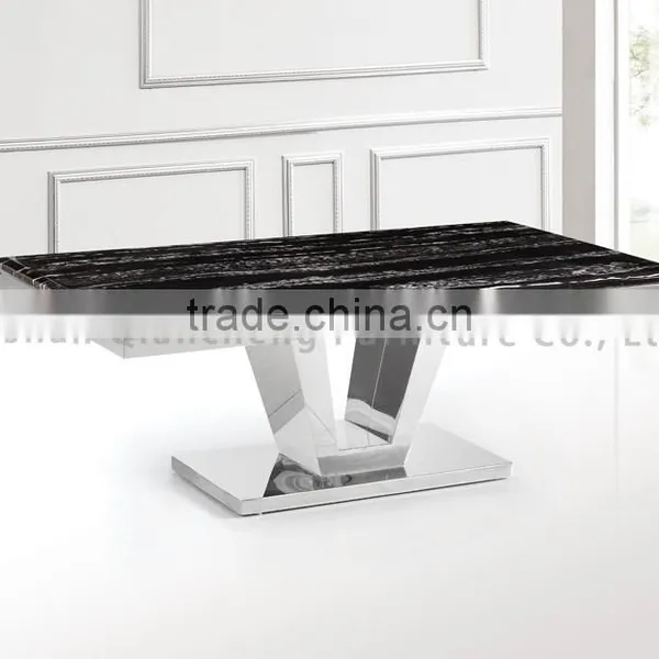 European Style 201 Stainless Steel Coffee Table Set photo-2