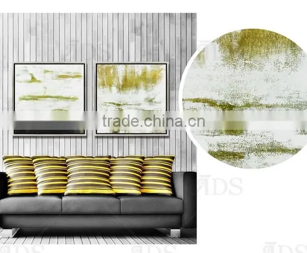 New Designed Natural Scenery Glass Painting With Golden Foil photo-4