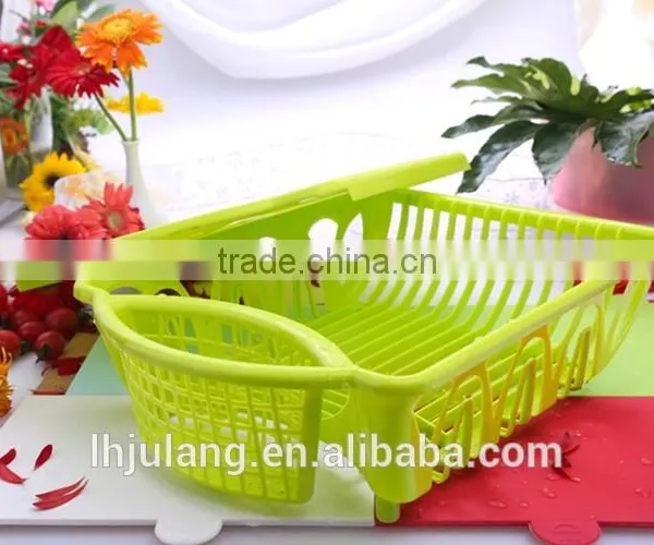 Wholesale Useful Plastic Dish Drainer for Kitchen / Plastic Dish Rack photo-2