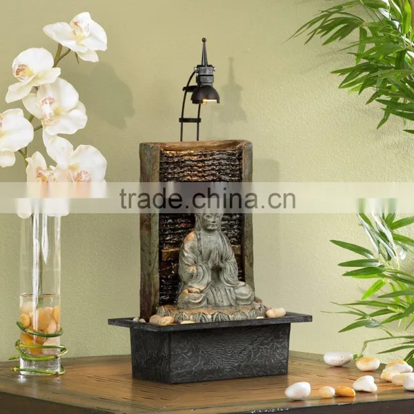 Namaste Buddha Indoor Table Fountain photo-4
