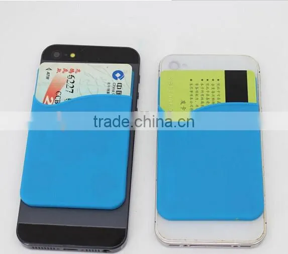 3M Sticker Silicone Smart Wallet for Cell Phone/mobile Phone Pouch photo-3