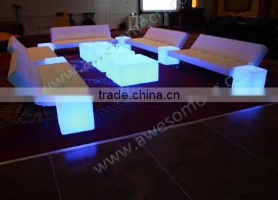 Lighted Lounge Room Decorative Cube Stool for Sale photo-4