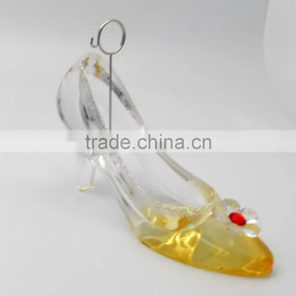 New Items Acrylic Crystal Shoes Wedding Gift Decorations for European photo-2