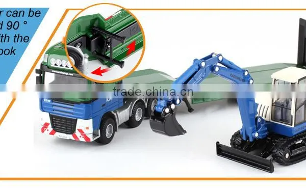 Hot Sale 1:50 Metal Toy Truck and Trailer With EN71,trailer Truck From China ZDC185232 photo-4