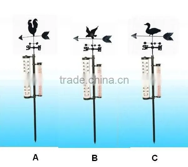 Weather Vane With Weather Station (GDP-7544ABC)