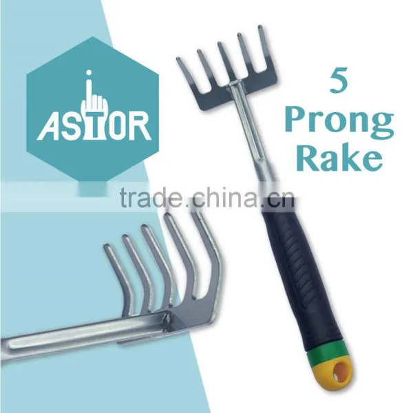 Promotional prices fashion designed plastic handel garden rake