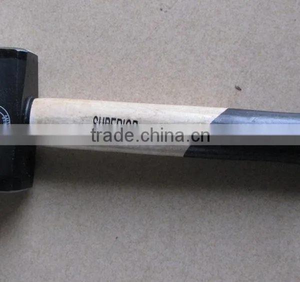 American Type Stoning Hammer With Wooden Handle