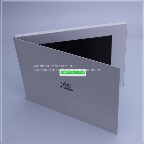 2017 Wholesale New Design 7 Inch Business Promotion Gift Tft Lcd Video Brochure With Headphone Jack for Advertising photo-2