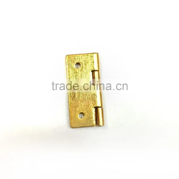 Fine And Delicate Small Solid Brass Jewelry Box Hinges / 19mm Wooden Box Brass Small Hinge photo-3