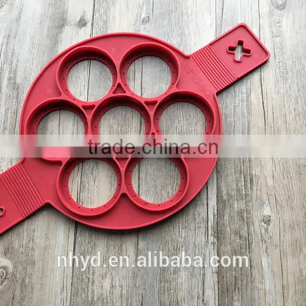 2017 Wholesale Nonstick Pancake Rings in Red Flippin Fantastic photo-2