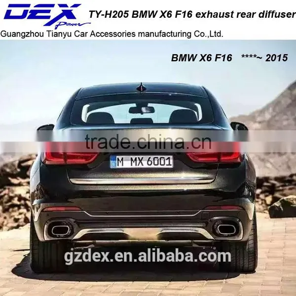 Car PP Material B~MW X6 F16 Rear Diffuser photo-4