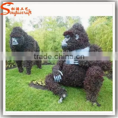 Latest Design Outdoor Artificial Grass Animal Topiary Wire Frame for Landscape Decoration photo-2