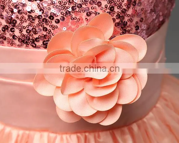 3-12yrs Summer Christmas Cute Flower Girls Dress Sequined Mesh Girl Clothing Sleeveless Princess Dresses Girl Costume Kids Girls photo-6