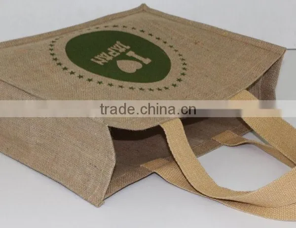 Promotion Wholesale 2017 New Style Customized Jute Tote Bag photo-3
