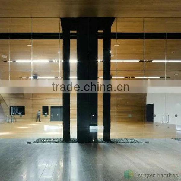 New Trend Bamboo Material for Decoration Natural Color Vertical Bamboo Veneer photo-5