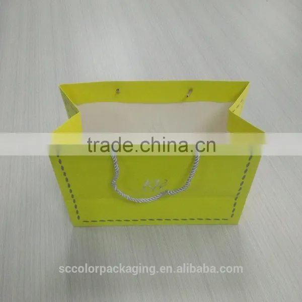 Shenzhen Factory Custom Printed Paper Gift Bag With Drawstring For Wholesale photo-3