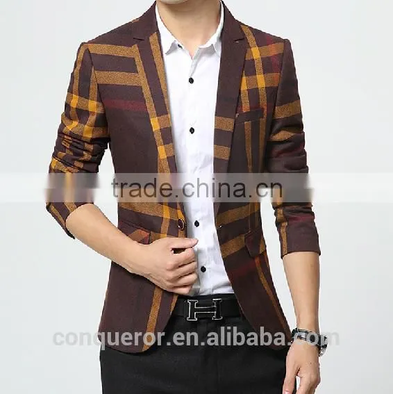 Grid Window Pane Man Suit.BSPL0631 photo-3