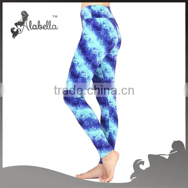 Sugar Pocket Women's Workout Leggings Printed Running Yoga Pants photo-2