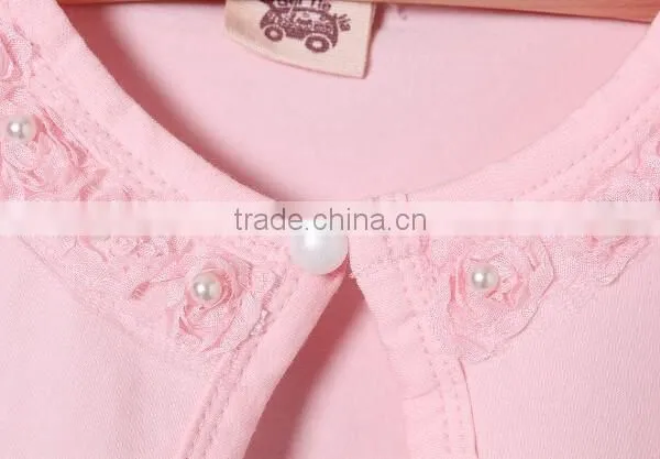 Korean Kid Lovely Flowers Coat Children Beautiful Girls Coats With Cheap Price photo-5