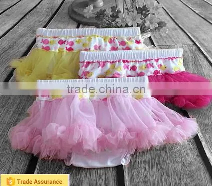 Comfortable Baby Clothes Lace Ruffle Bloomer Infnat Baby Shorts Bloomer photo-6