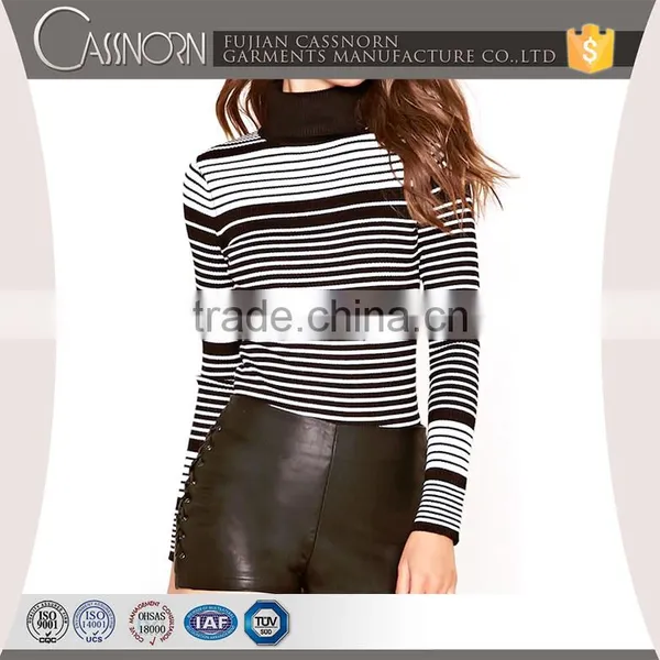 Latest Design Stripes Ladies Sweater photo-3