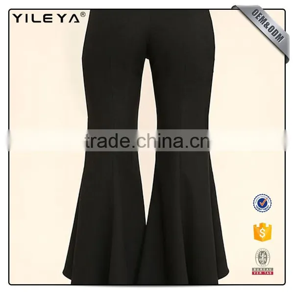 New Model Long Wide Leg Pants for Women,custom Chinese Women's Pants photo-3