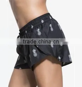 Hot Sale New-Coming Jogging Print Dry Fit Breathable Womens Short Shorts photo-2