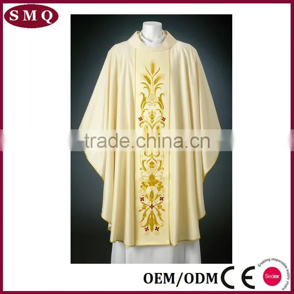 Church Vestment Customize Choir Robe White Wholsale Italy Robe photo-5