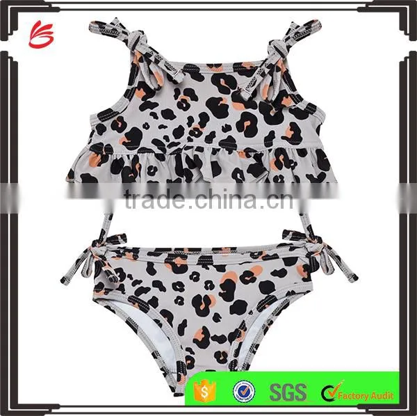 2017 New Style Kids Infant Custom Blue and White Stripe Swimsuit Children Bikini for Little Baby Girls Swimwear photo-6