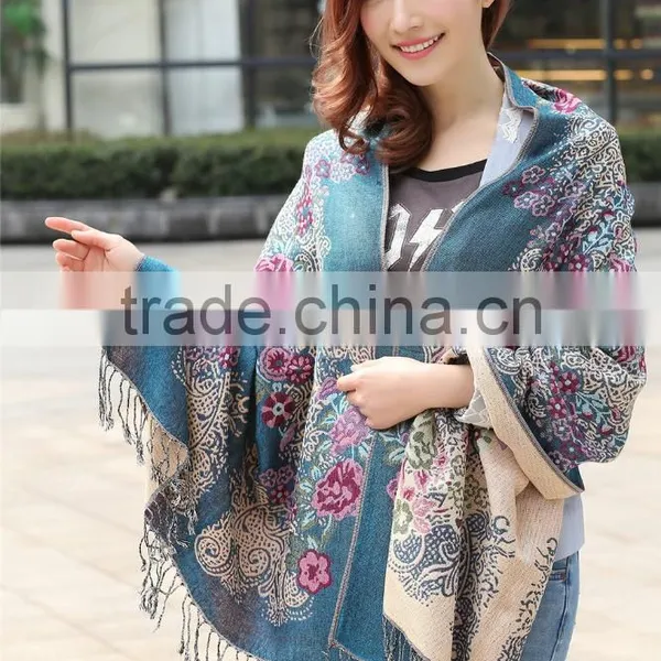 Hot Sale Women Cheap Promotional Scarves , Mix-color Shawl Scarves From China Factory photo-5